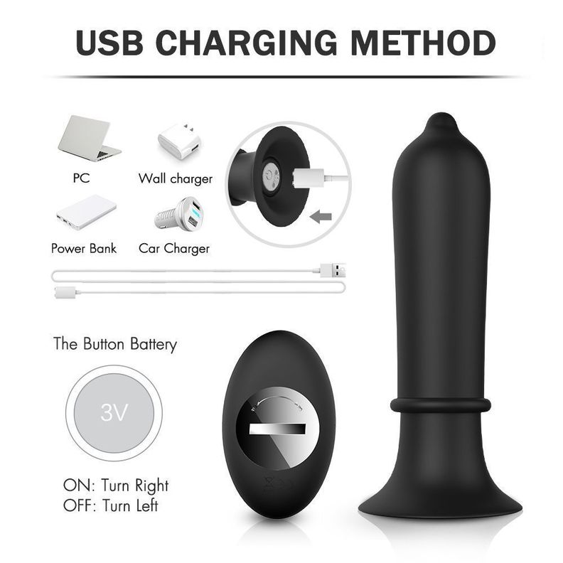 Plug Anal Vibrador Control Remoto Titi-3
