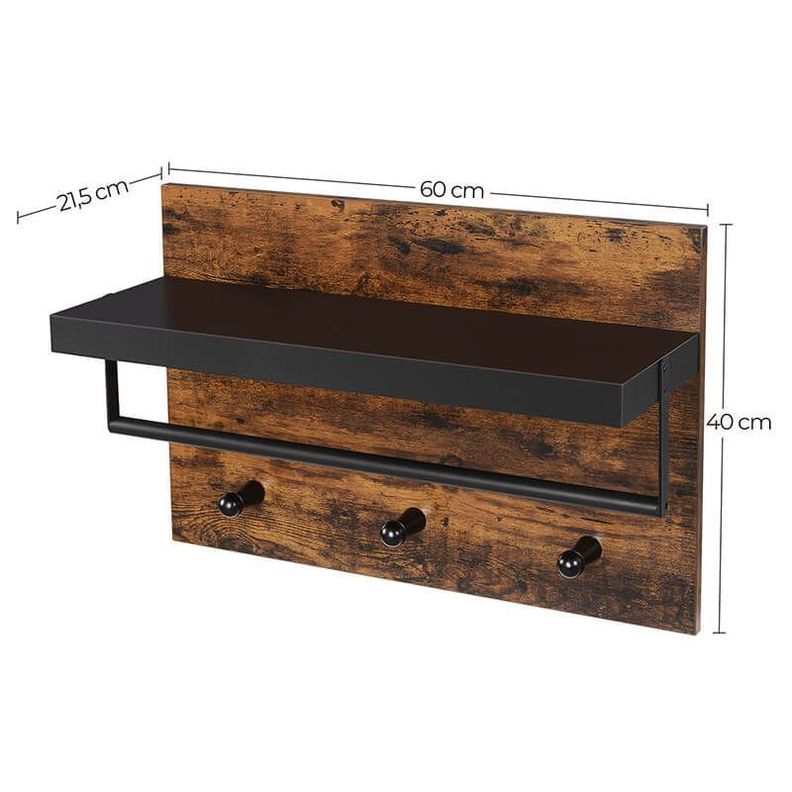 Repisa Colgador de Pared UBA31-1