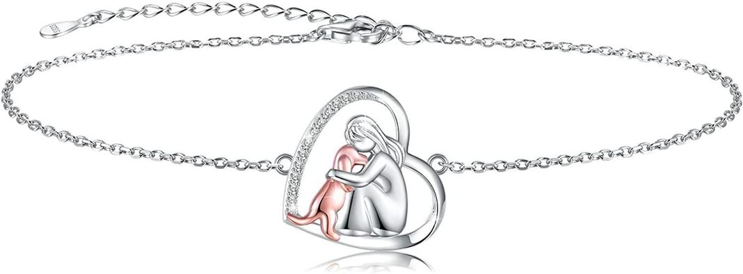 Pulsera Mujer Mascota Perro Plata 925-0