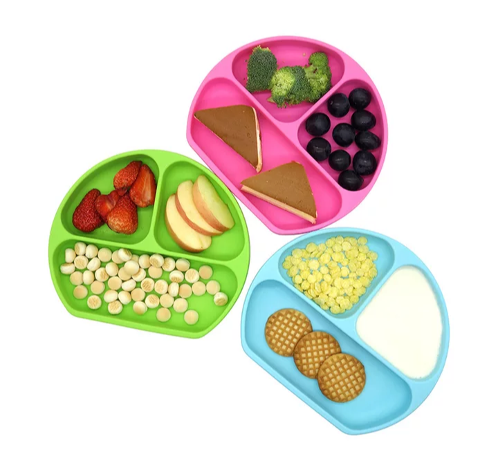 Plato De Silicona De Succión Y Ventosa Para Niño-2