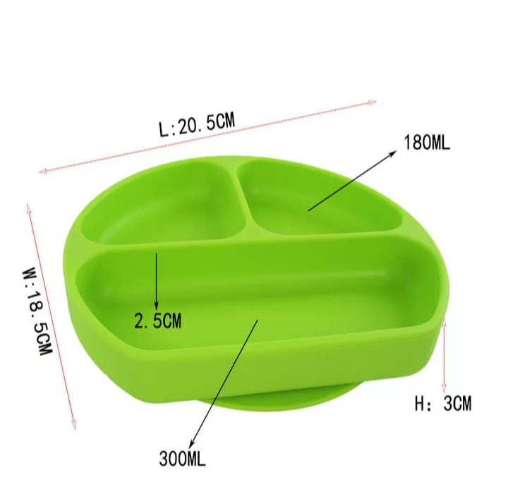Plato De Silicona De Succión Y Ventosa Para Niño-1