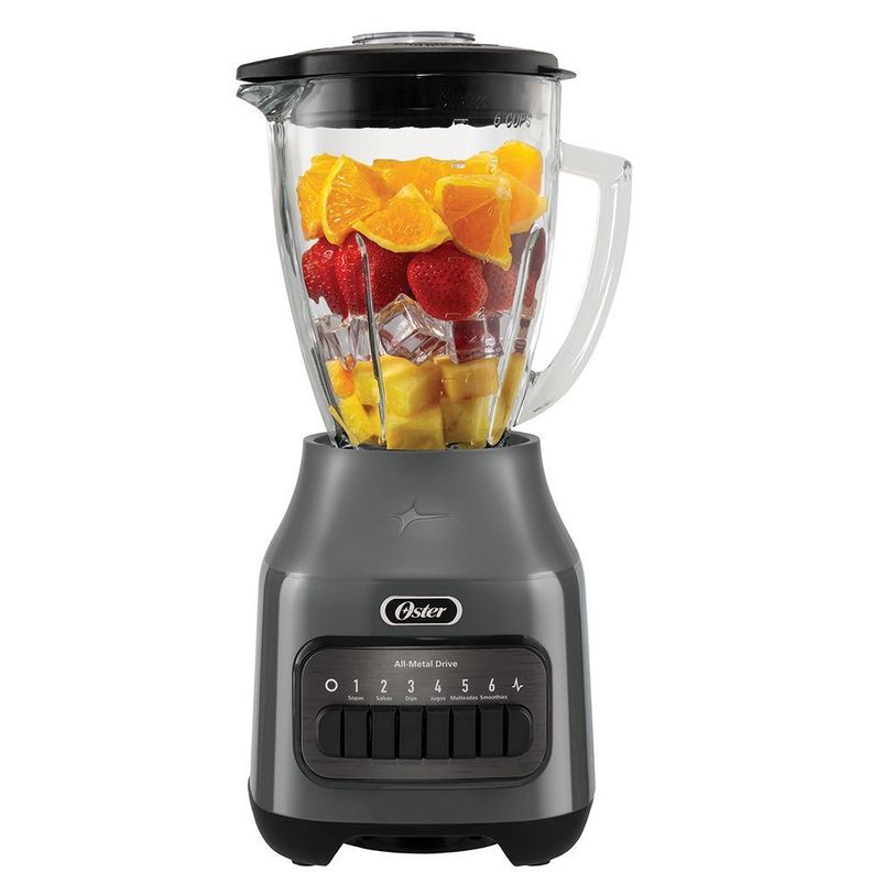 Licuadora Oster® Vaso de Vidrio 6 Velocidades + Pulso Blstpeggpb-0