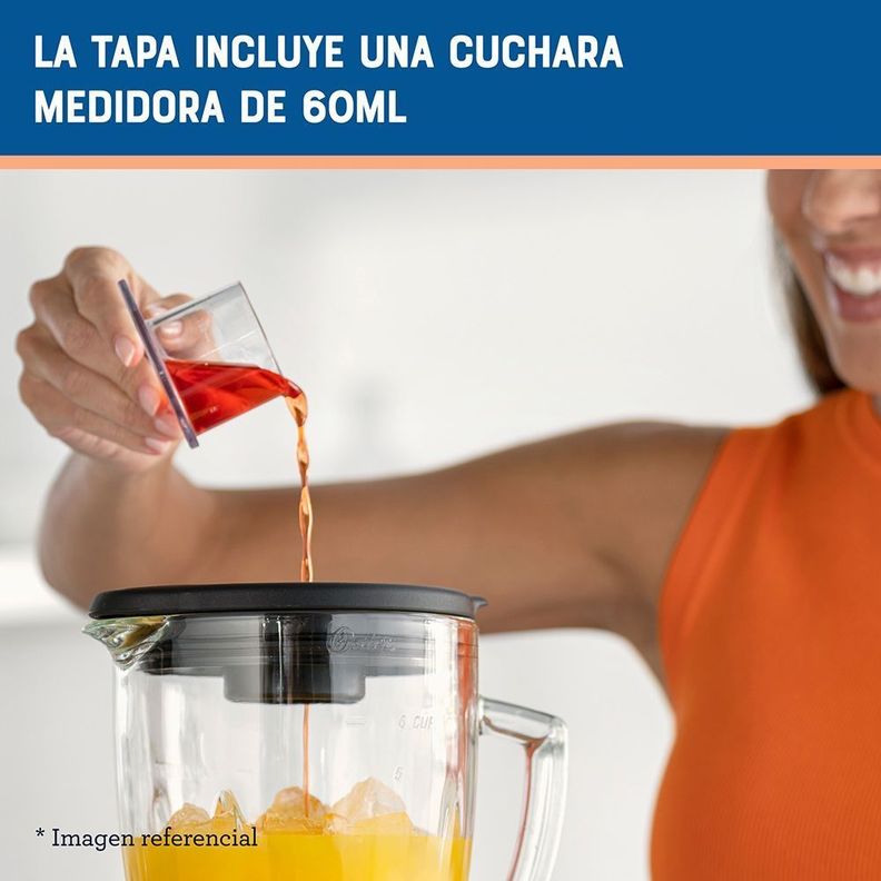 Licuadora Oster® Vaso de Vidrio 6 Velocidades + Pulso Blstpeggpb-6