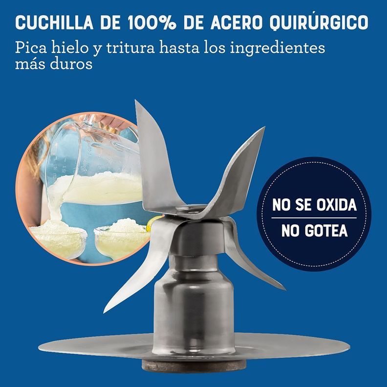 Licuadora Oster® Vaso de Vidrio 6 Velocidades + Pulso Blstpeggpb-4