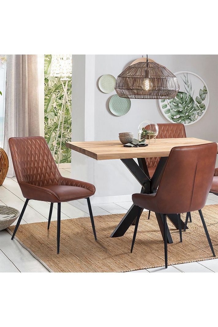 Pack 2 Sillas de Comedor Breton Café-1
