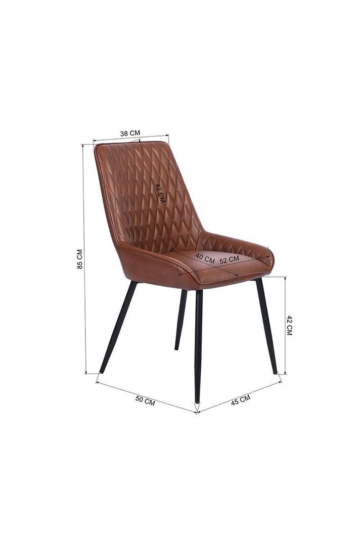 Pack 2 Sillas de Comedor Breton Café-2