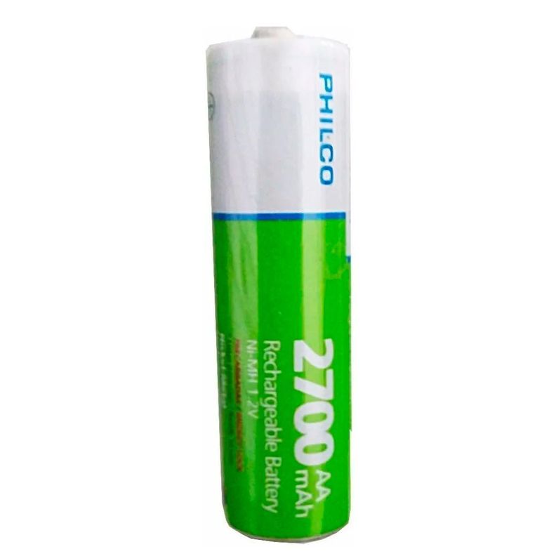 Pack 10 Pilas Aa Recargables 2700 Mah 1.2v-0