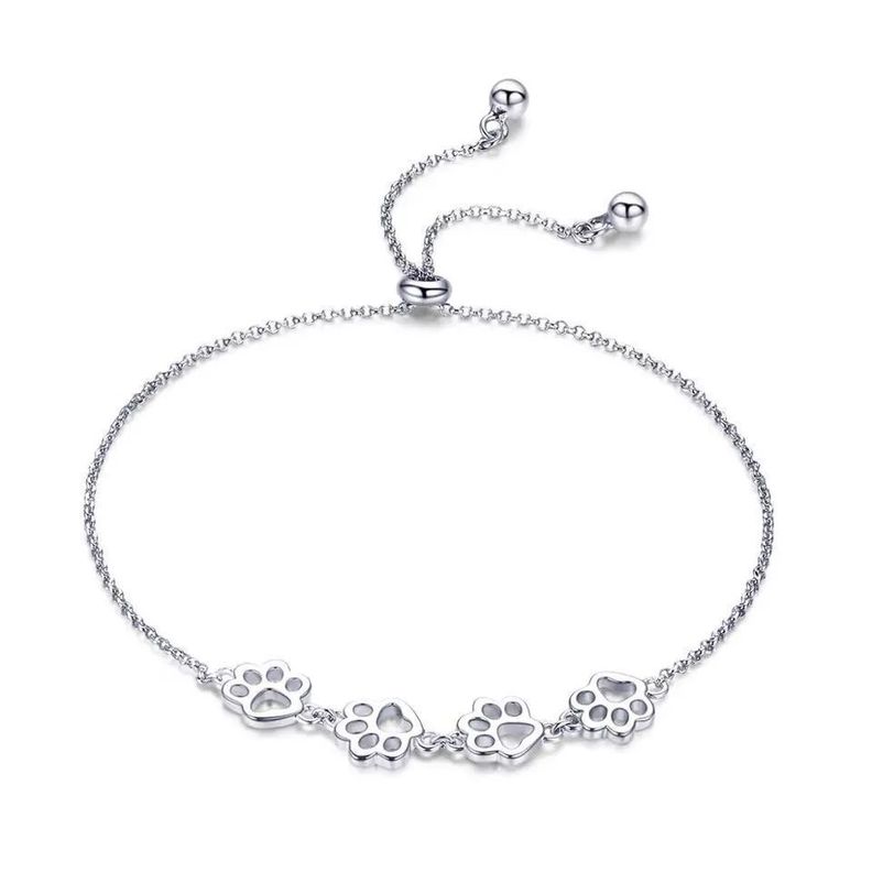 Pulsera Huella Mascota Perro Gato Plata 925-0