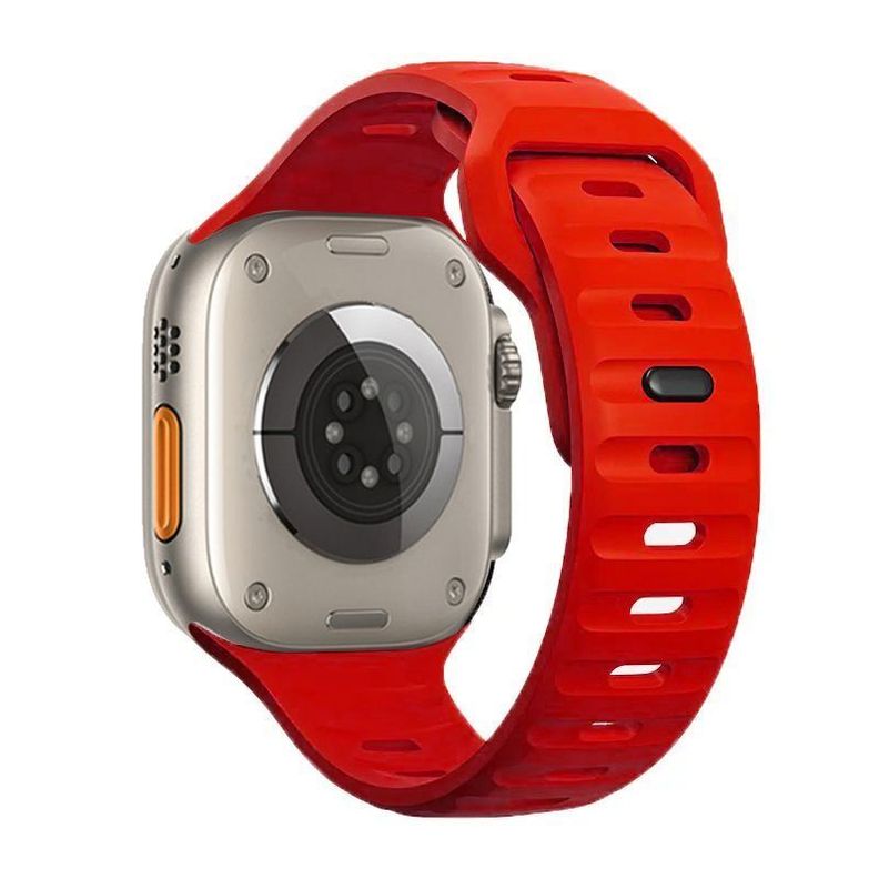 Correa Sport Compatible Iwatch Apple Watch 42/44/45/49mm Roj-0