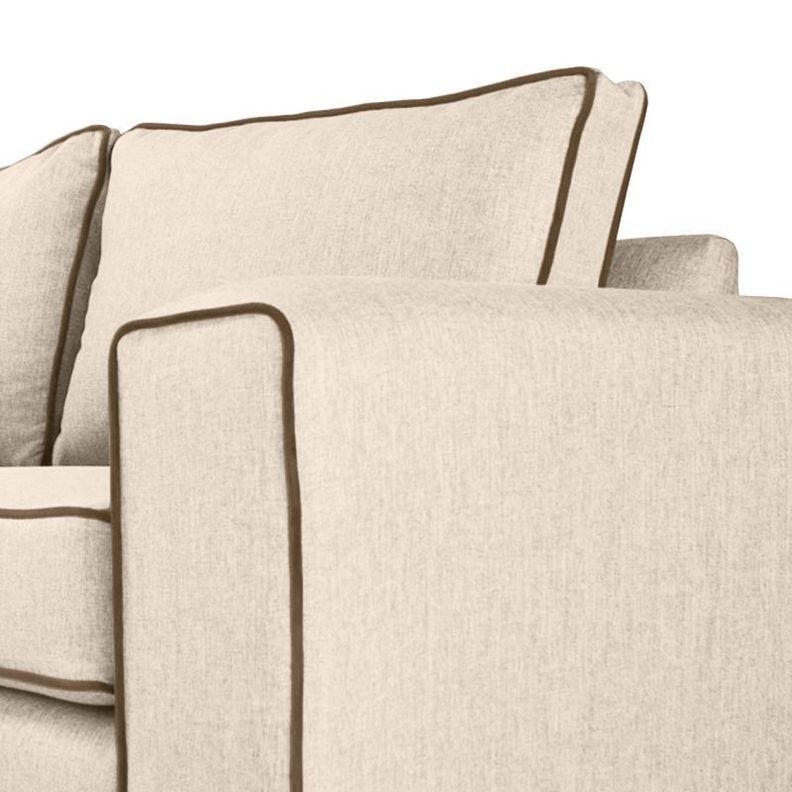 Sofá Gabro Chenille Tipo Lino Beige 3 Cuerpos-3