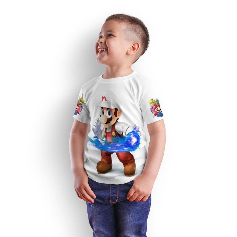 Polera Juvenil Super Mario Bros D7-0