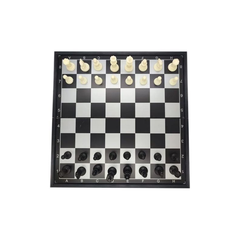 Tablero De Ajedrez Magnético 48x48cms - Puntostore-0