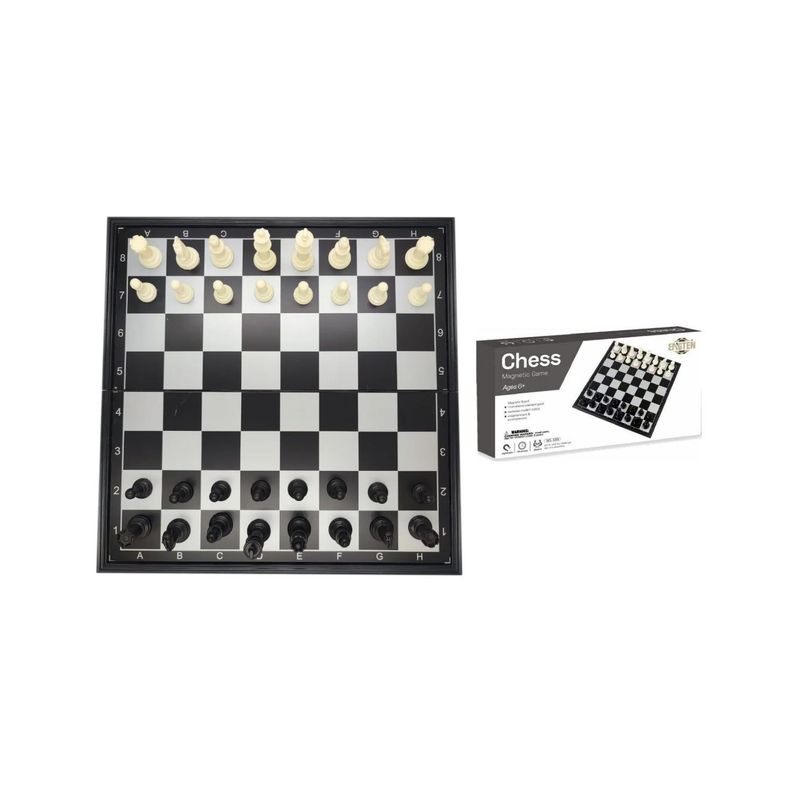 Tablero De Ajedrez Magnético 48x48cms - Puntostore-3