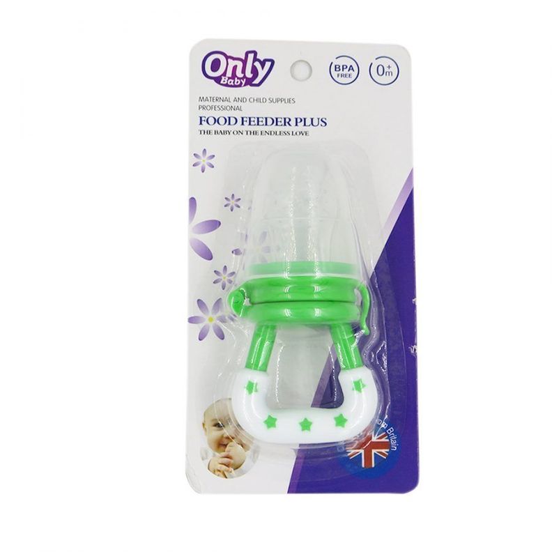 Chupete de Silicona Mordedor Infantil para Frutas y Alimentos Verde  C-22-0
