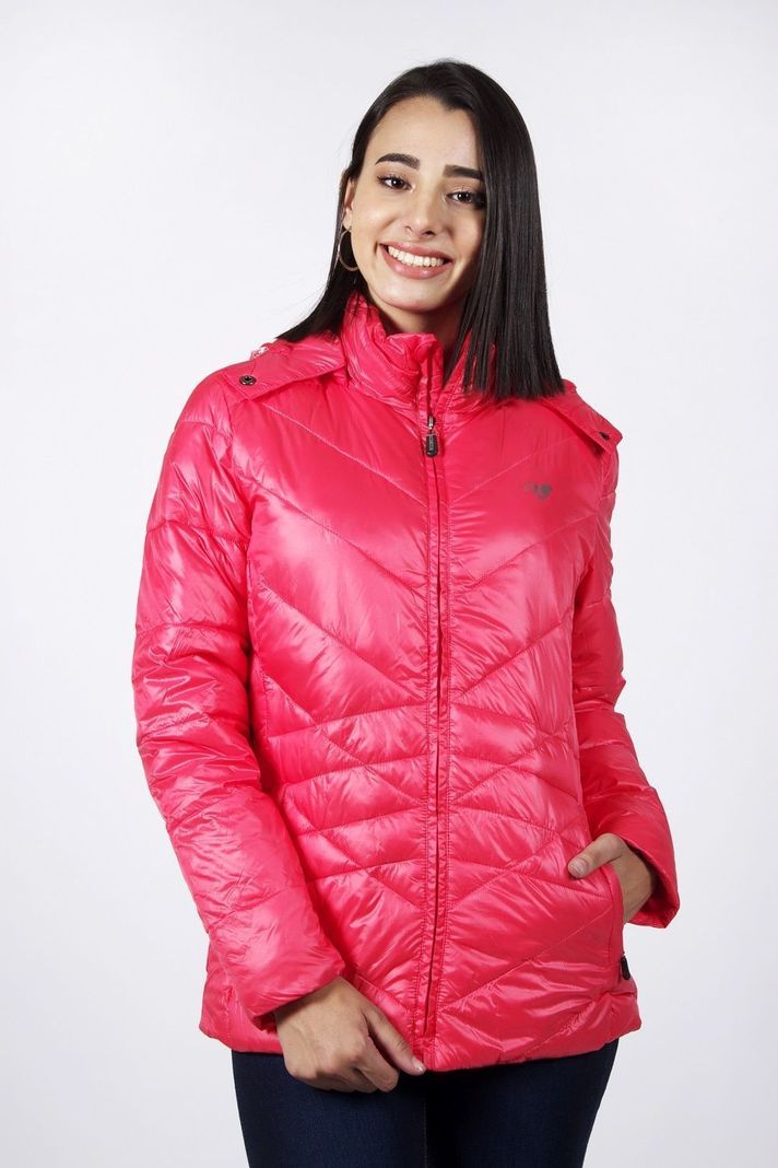 Parka cadera con piel coral-0
