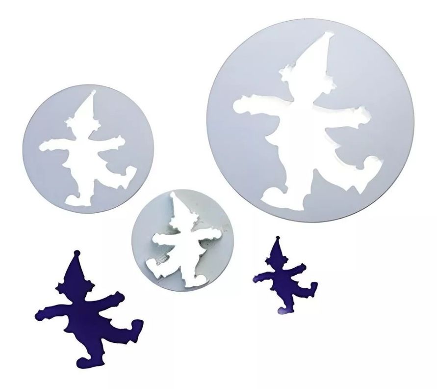 3 Moldes De Galleta Cortador Galletas Moldes Galletas Payaso-0
