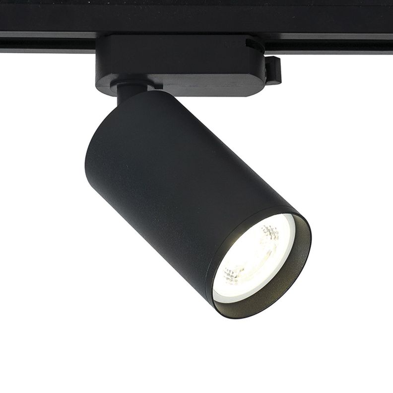 Foco Decorativo Para Riel Monofásico Gu10 Negro-1