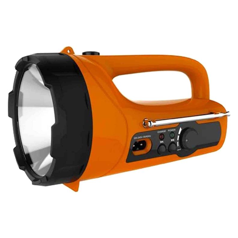 LINTERNA LED RECARGABLE CON RADIO 3W EMERGENCIA-0