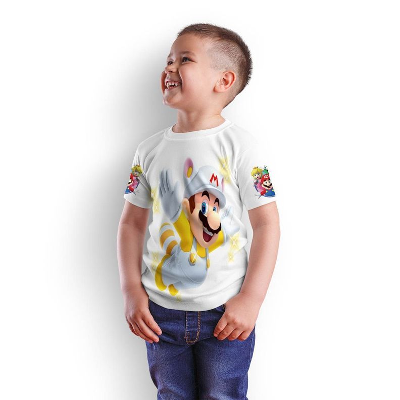 Polera Juvenil Super Mario Bros D8-0