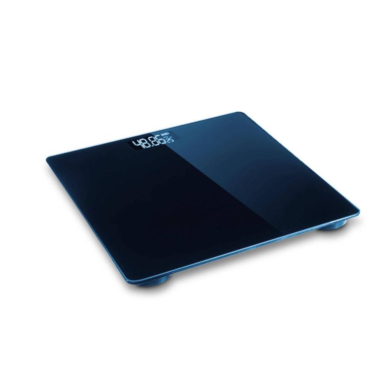 Pesa Balanza Personal Vidrio Templado 180Kg Azul Dblue-1