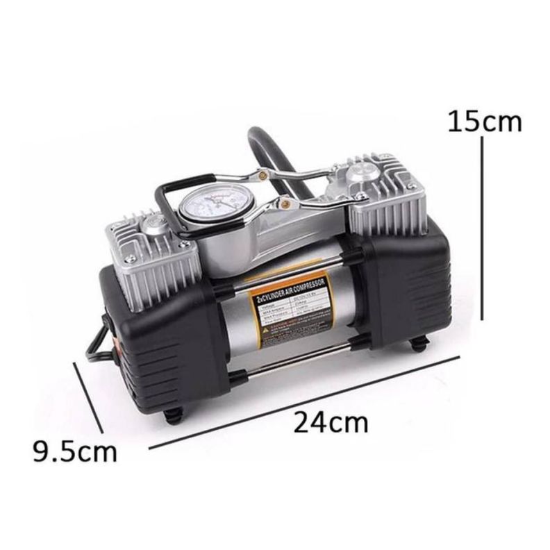 Compresor De Aire Portatil Doble Piston 12V 150PSI Rapido-2