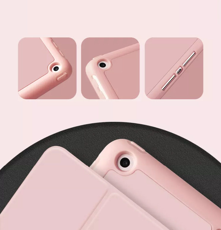Carcasa Smart Cover Para Ipad 10.2 + Ranura Lápiz / Lavanda-1