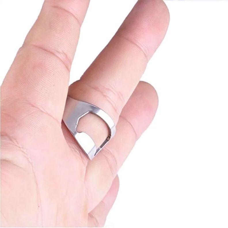 Anillo Abridor de Botellas Cervezas, Anillo Destapador-2