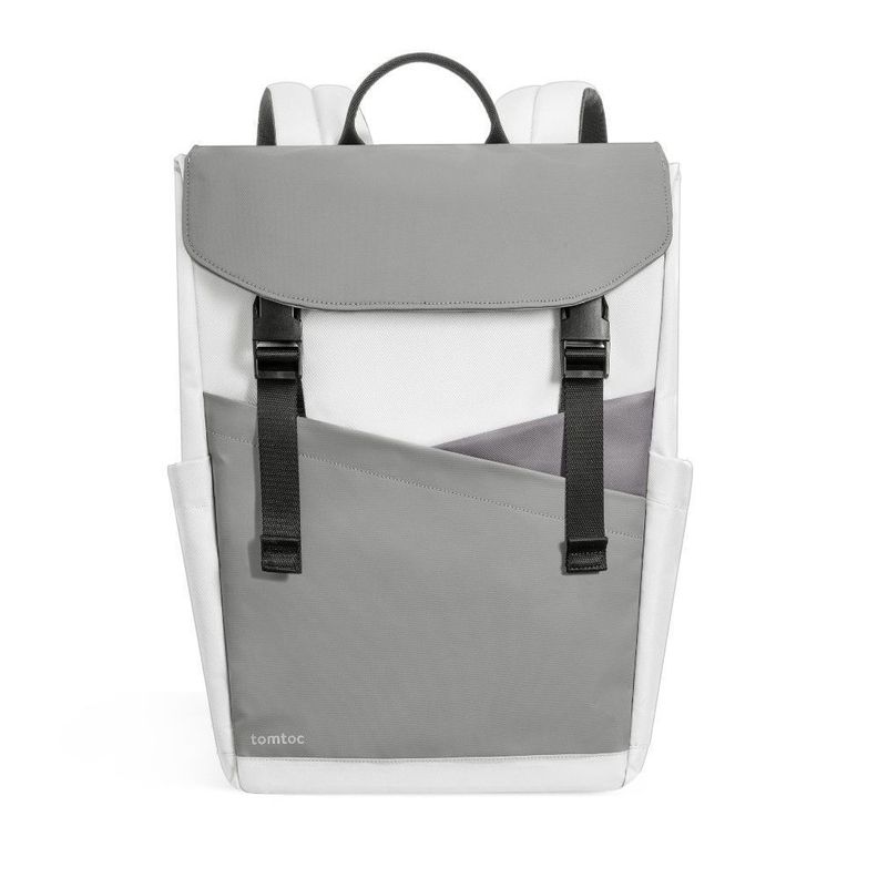 Tomtoc Mochila A64 con Solapa Ligera de 18L para Notebook 16” - Gris-0