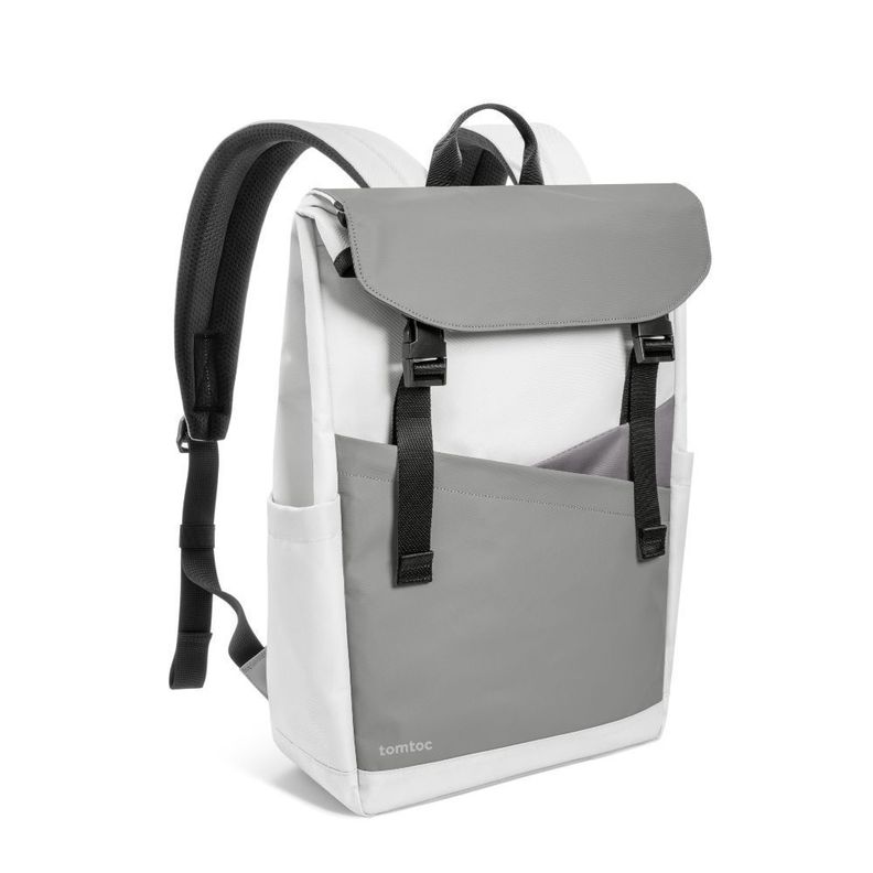 Tomtoc Mochila A64 con Solapa Ligera de 18L para Notebook 16” - Gris-1