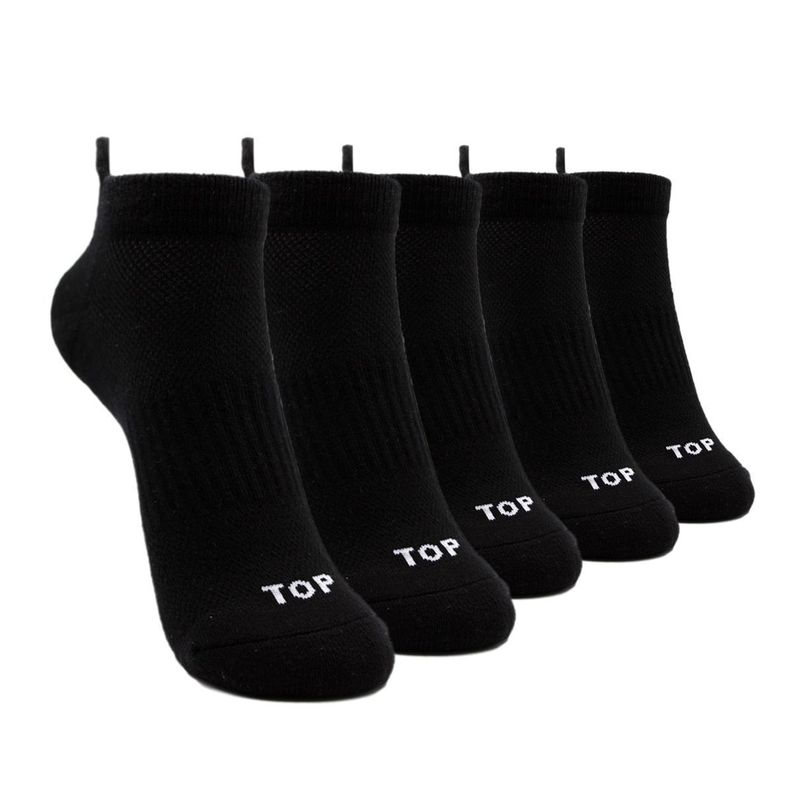 Calcetines Tobilleros Sport Pack 5 Negros-0