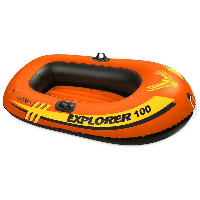 Bote Inflable Explorer 100 Capacidad 55 Kg Naranjo