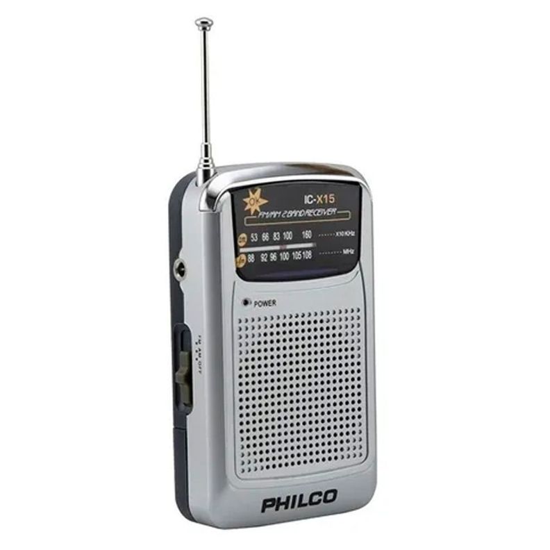 Radio Philco Portatil Ic-x15 C/audifono-0