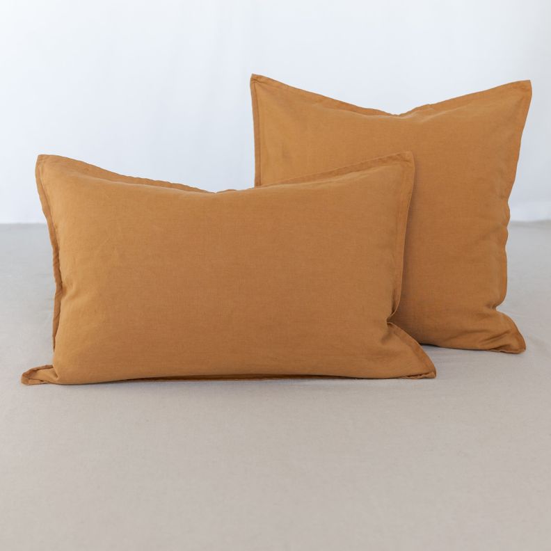 Funda Cojín Lino Lyra - Arcilla / 50x50-1