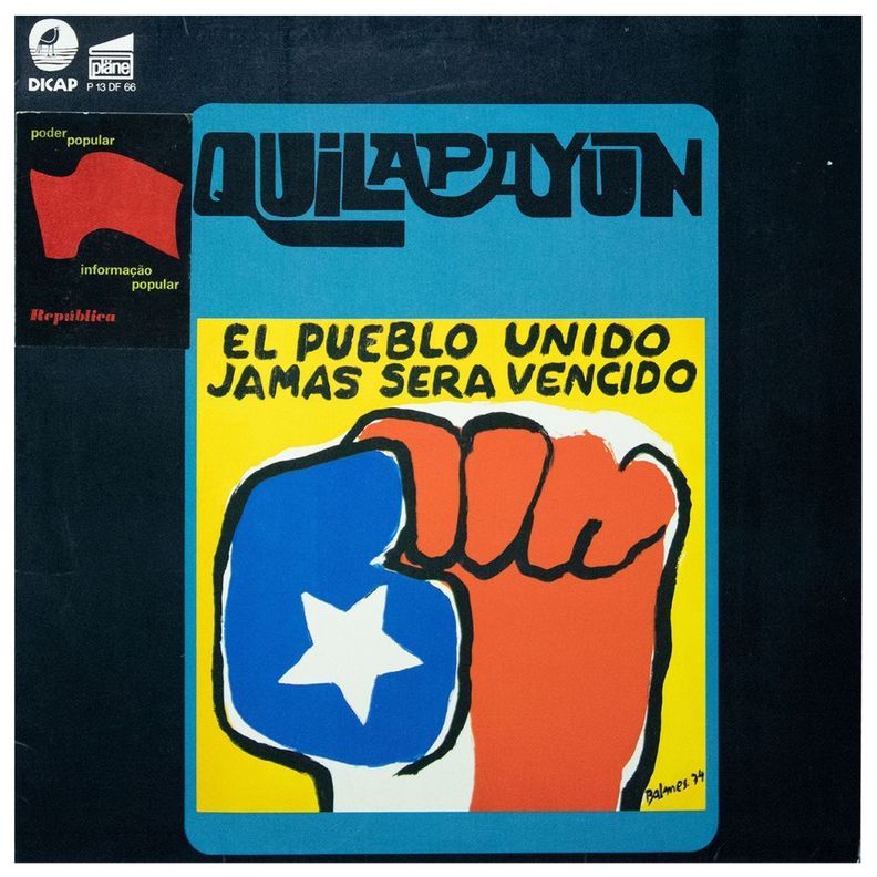 QUILAPAYÚN - EL PUEBLO UNIDO JAMÁS SERÁ VENCIDO VINILO USADO-0