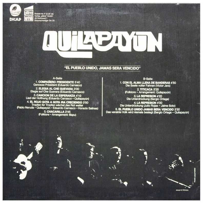 QUILAPAYÚN - EL PUEBLO UNIDO JAMÁS SERÁ VENCIDO VINILO USADO-1