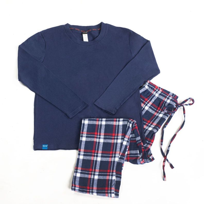PIJAMA LARGO INFANTIL ALGODÓN -1