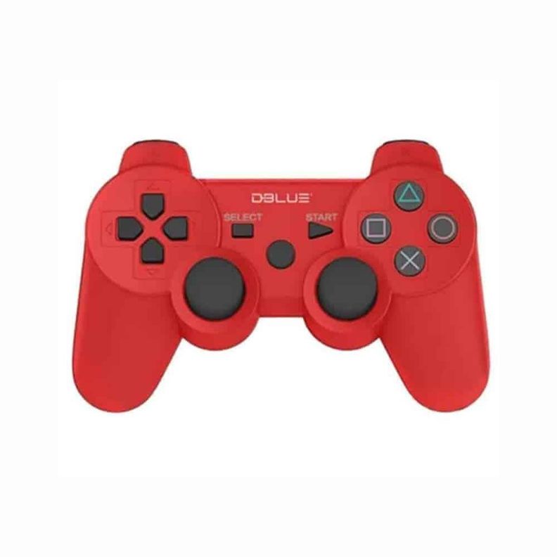 Mando Gamepad joystick Ps3 Bluetooth Inalambrico  - Rojo-0