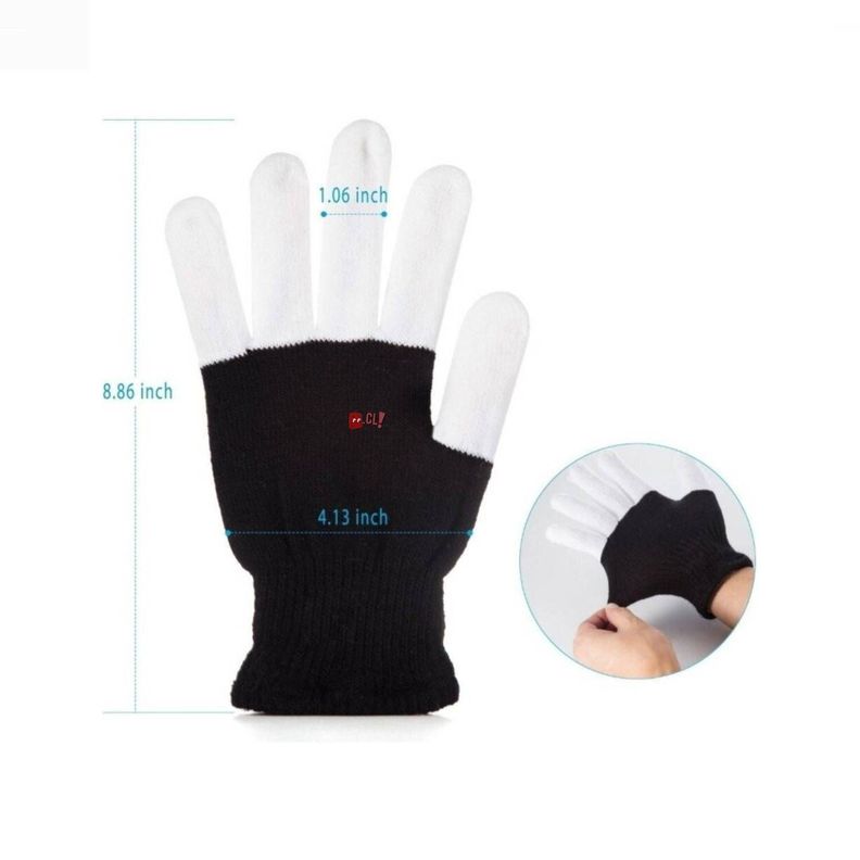 Guantes Tik Tok Con Luces Led De Colores - PuntoStore-1