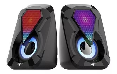 Mini Parlantes para PC con Luz Led-1