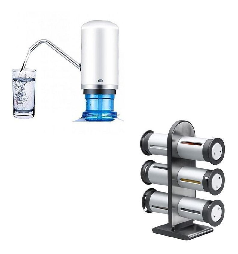 Dispensador AutomaticoAgua + Especiero Magnetico-0