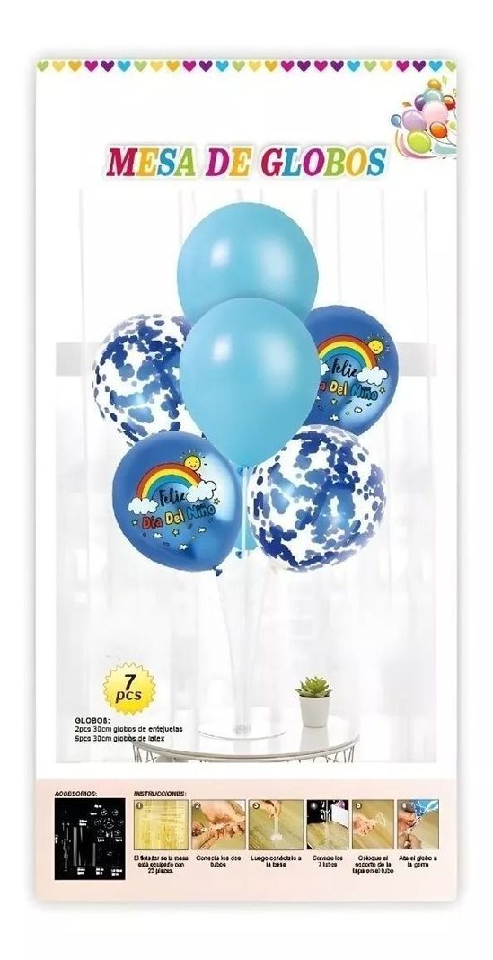 Set De Decoración Globos Base Para Globos Fiesta Celebración-2
