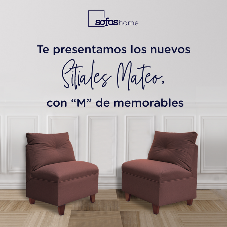 Par Butacas Mateo Chenille Cafe Pata Madera 1C-1