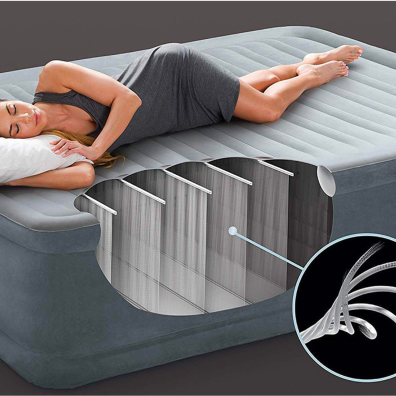 Colchón Inflable Eléctrico 2 Plazas 152x203x33 Cm-4