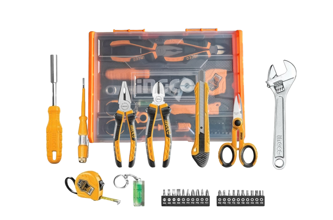 Set Juego De 29 Piezas Ingco + Caja Apilable -0