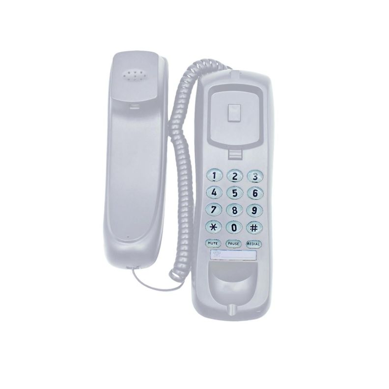 Teléfono Fijo de Pared Tipo Gondola Blanco Dblue-0