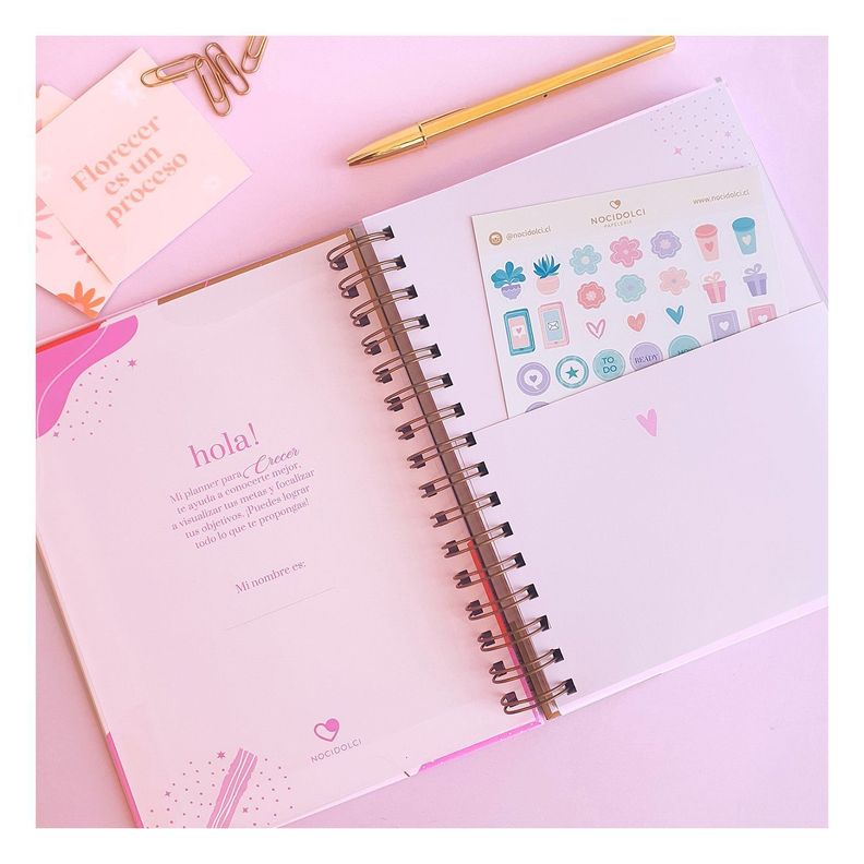 Mi Planner para Crecer Rosa Agenda-1