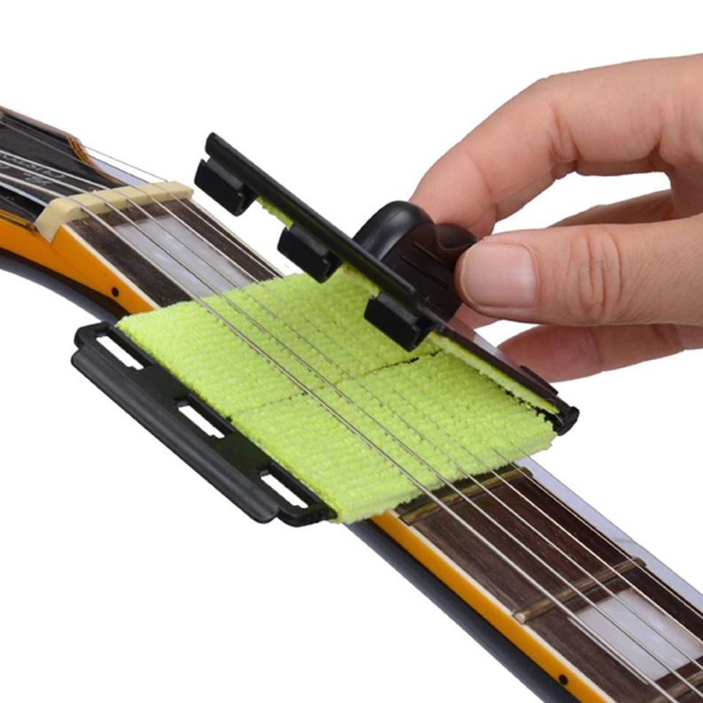 Set Limpiador De Cuerdas Para Guitarra Bajo Mantenimiento-1