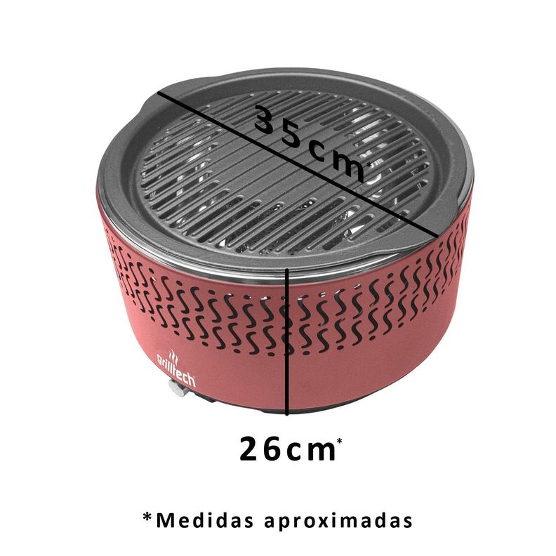 Parrilla AIR Pro Roja-3