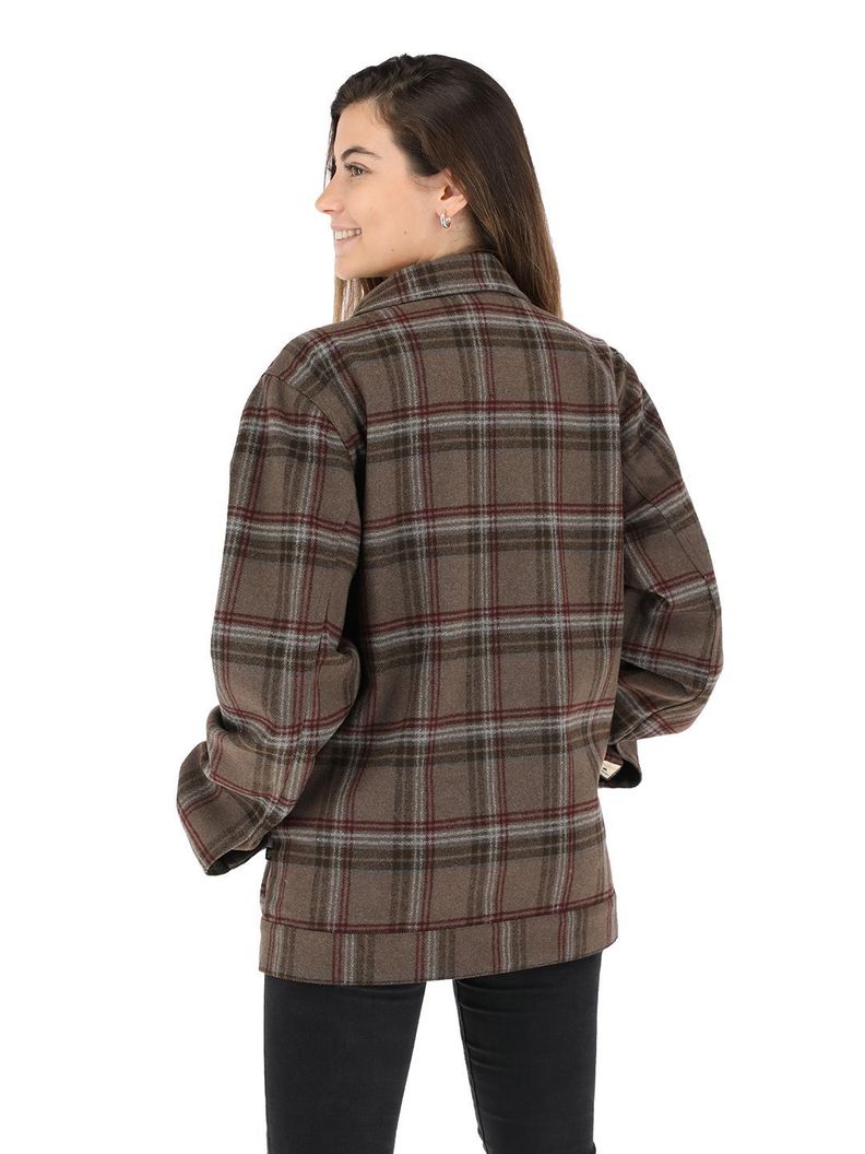 Chaqueta Pesquera Tartan Mujer-2