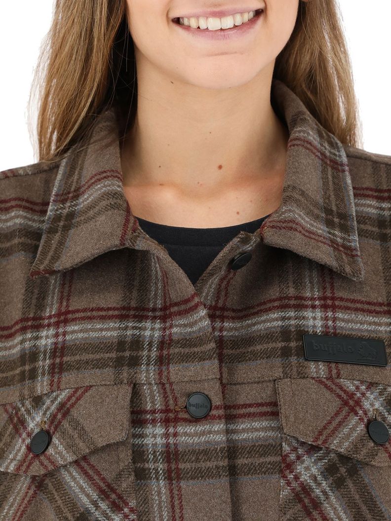Chaqueta Pesquera Tartan Mujer-3